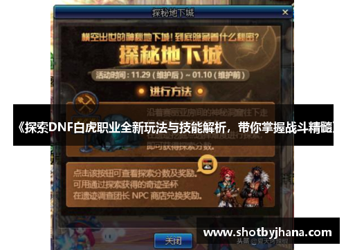 《探索DNF白虎职业全新玩法与技能解析，带你掌握战斗精髓》